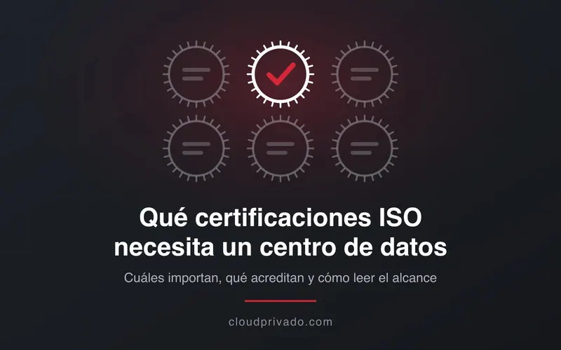 Imagen de portada del artículo «Qué certificaciones ISO debe tener un centro de datos moderno en España»