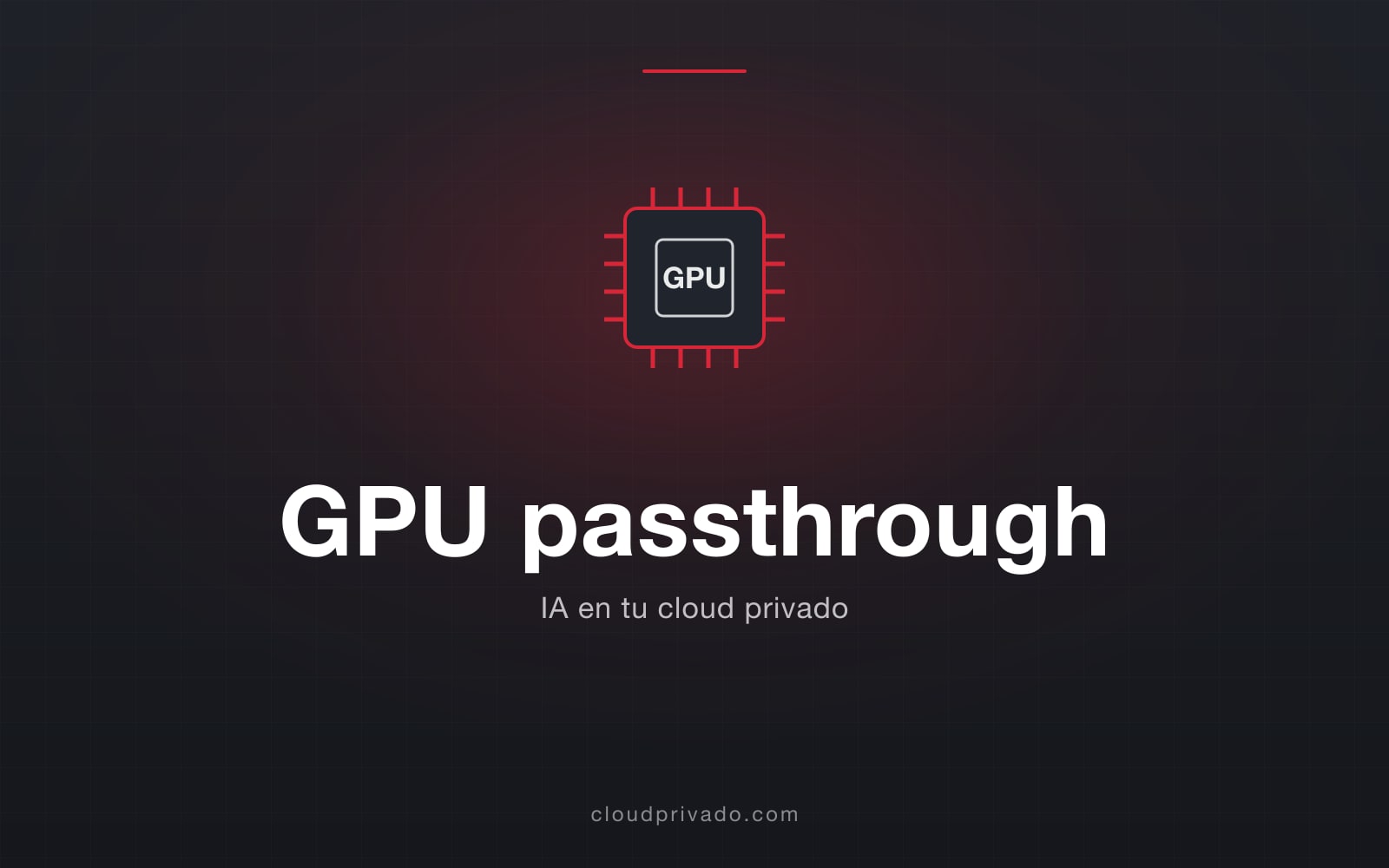 GPU passthrough en Proxmox: dar una tarjeta gráfica entera a una VM para IA