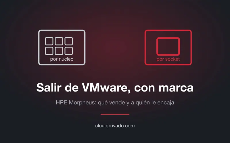 Imagen de portada del artículo «HPE Morpheus: la alternativa a VMware que llega con marca, contrato y factura por socket»